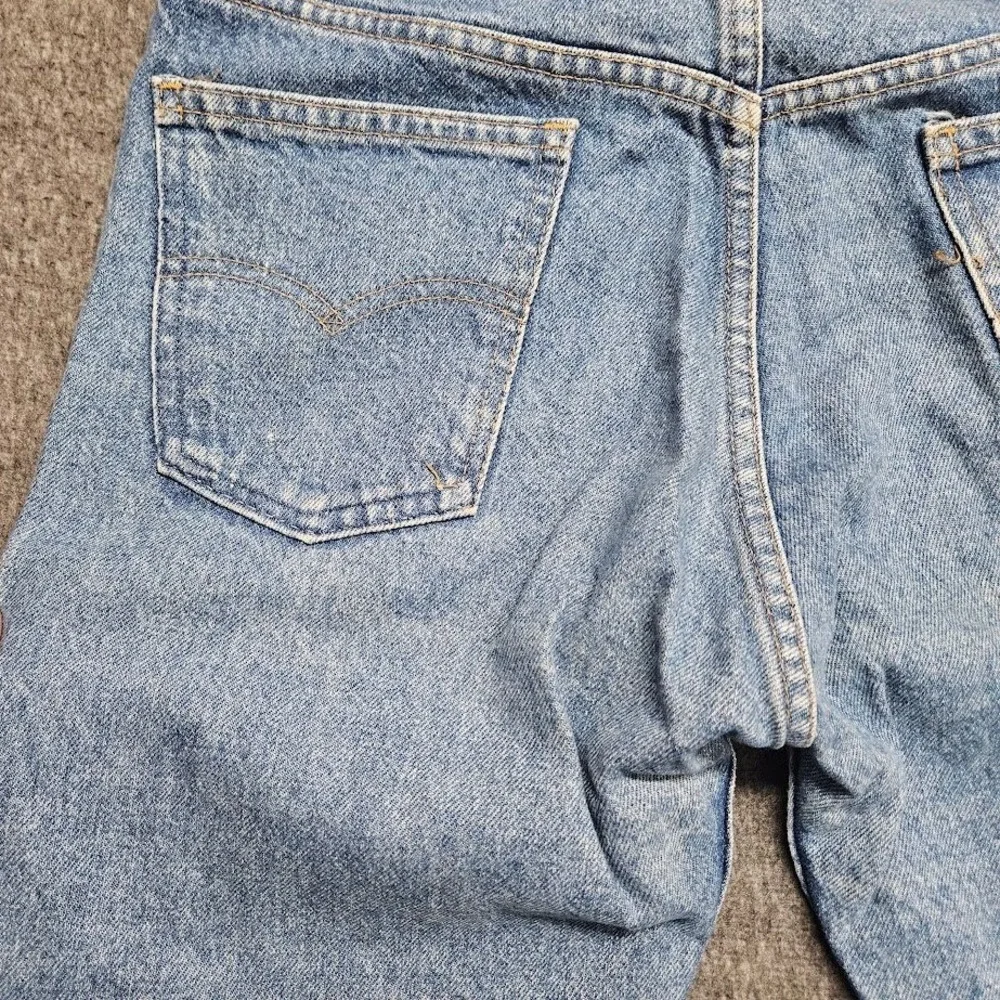 Levi's 505 Jeans Mens 34x32 (32x31) Light Wash Regular Fit Straight Leg Denim